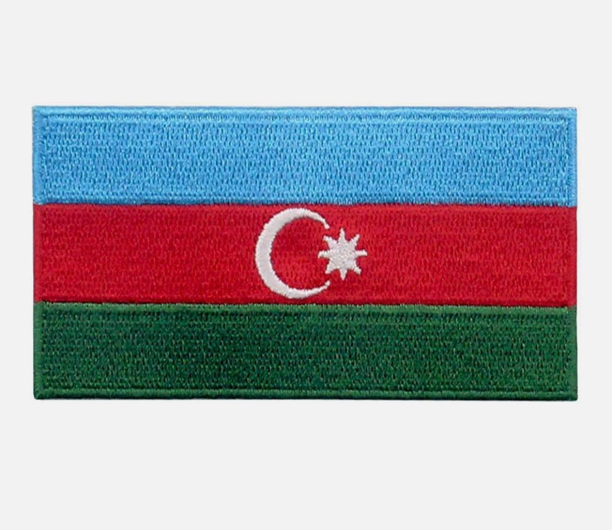 Flag Embroidered Patch / Badge with Hook and Loop Velcro Backing - 8 X 5 cm / 3.15 X 1.97 inch - For Bags Backpacks Clothing …