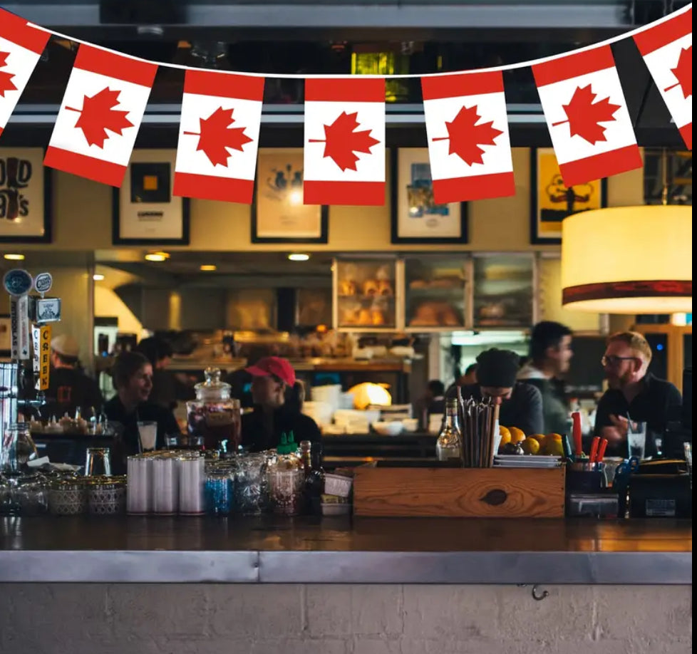 Canada Country Bunting Flags – 12m String (32 Flags) for Events & Celebrations