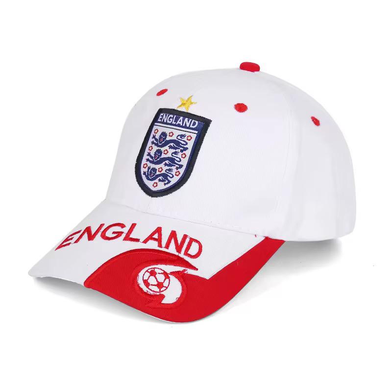 England 2026 World Cup Commemorative Embroidered Cap – Premium Soccer Fan Headwear