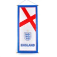 England 150x43cm Premium Satin Polyester Hanging Flag Banner