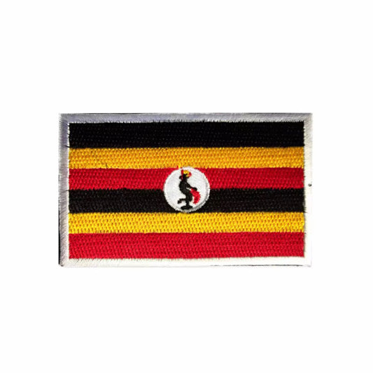 Flag Embroidered Patch / Badge with Hook and Loop Velcro Backing - 8 X 5 cm / 3.15 X 1.97 inch - For Bags Backpacks Clothing …