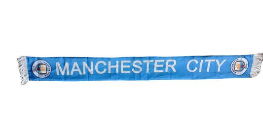 Manchester City Scarf Double Sided Satin 145 x 15 cm