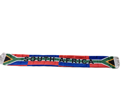 South Africa Scarf Double Sided Satin 145 x 15 cm