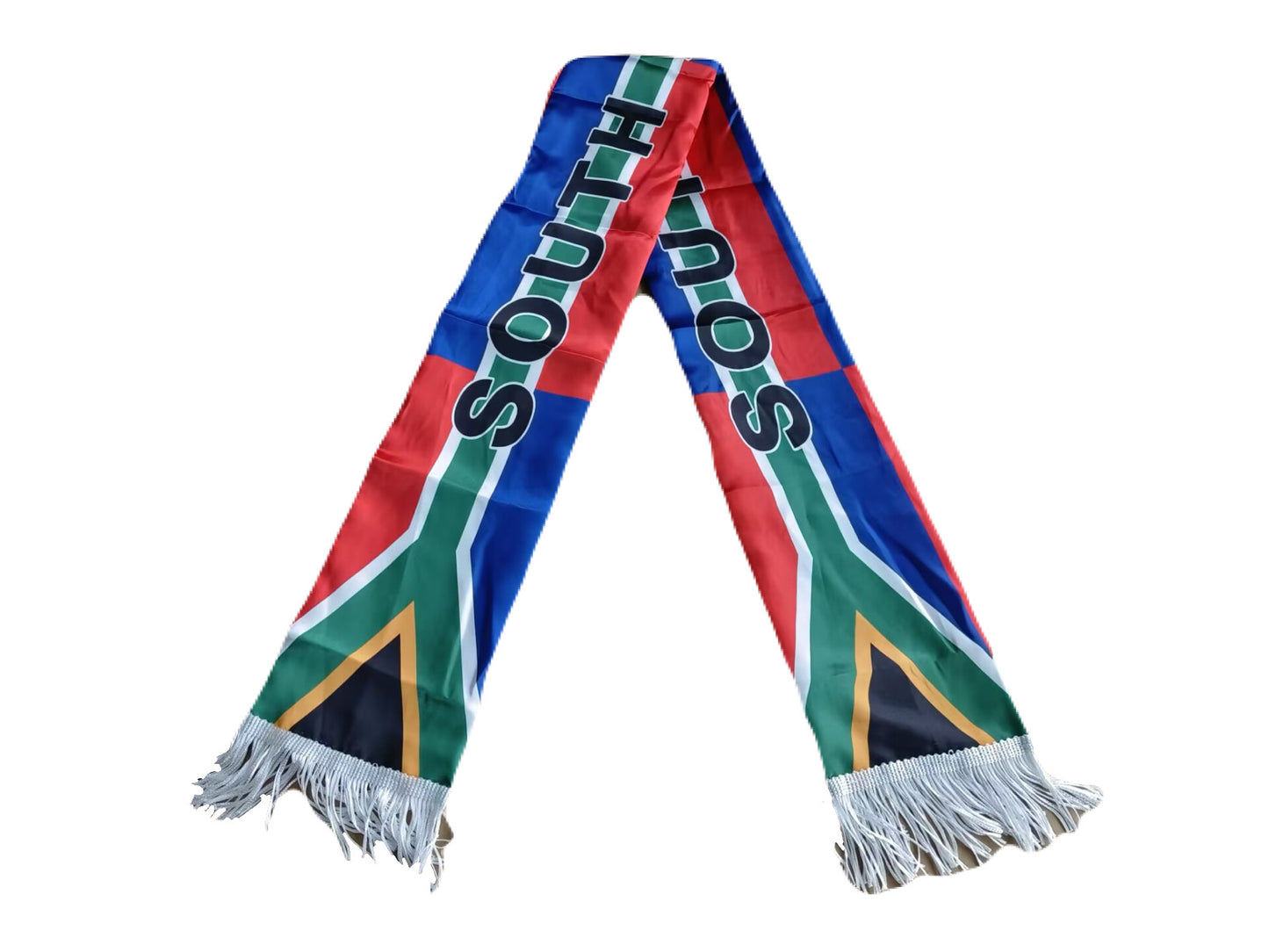 South Africa Scarf Double Sided Satin 145 x 15 cm