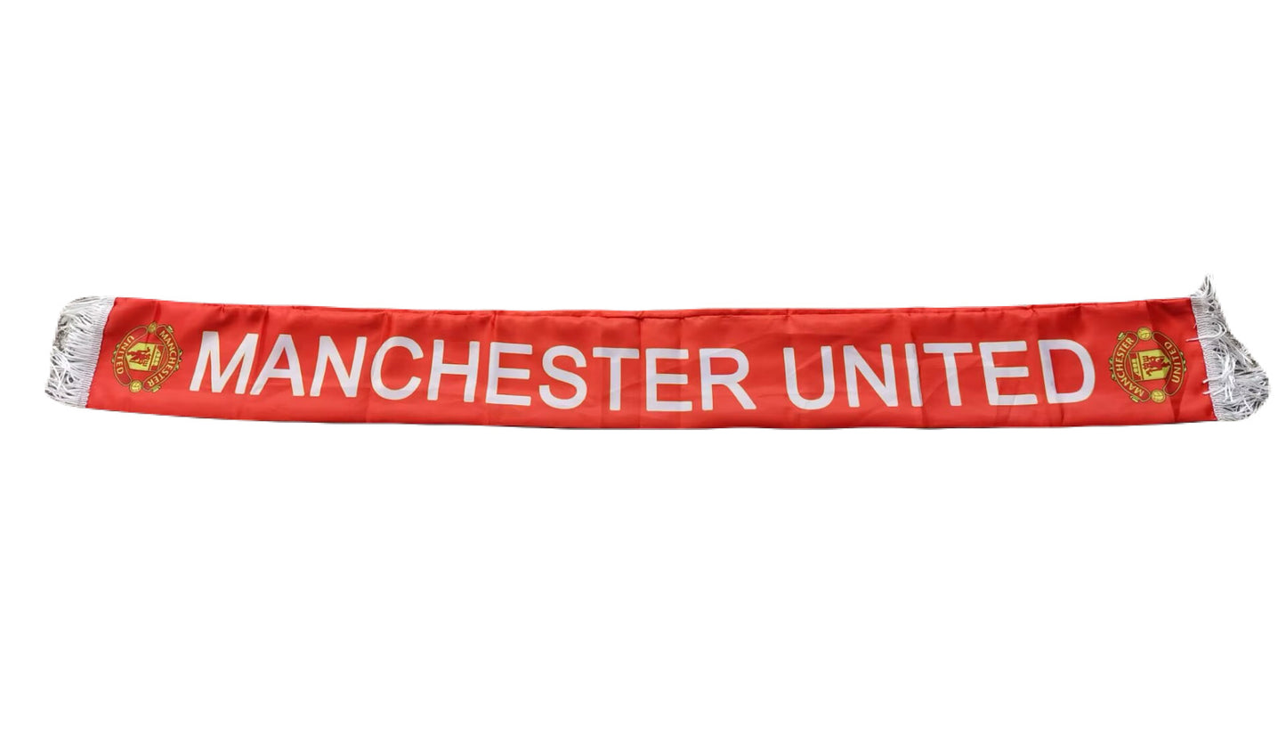 Manchester United Scarf Double Sided Satin 145 x 15 cm