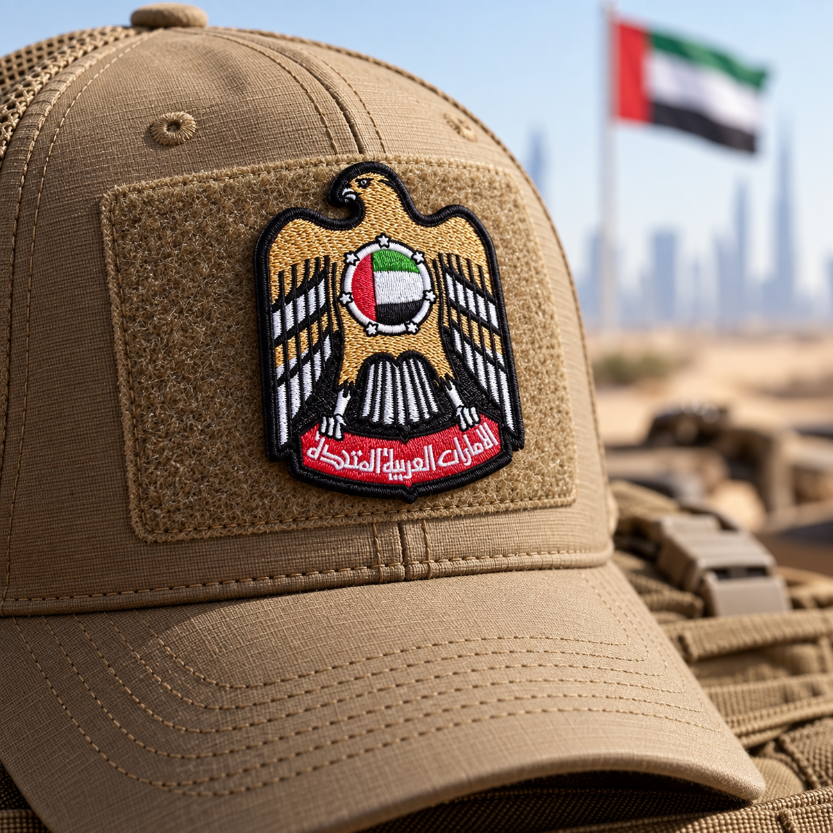 UAE National Emblem embroidered falcon patch – photo 3