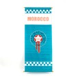 Morocco 150x43cm Premium Satin Polyester Hanging Flag Banner