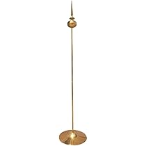 VVIP Conference Flag Pole with SPIKE Head (Top) + 48 cm Round Base + 3 M adjustable Pole (POLE ONLY)