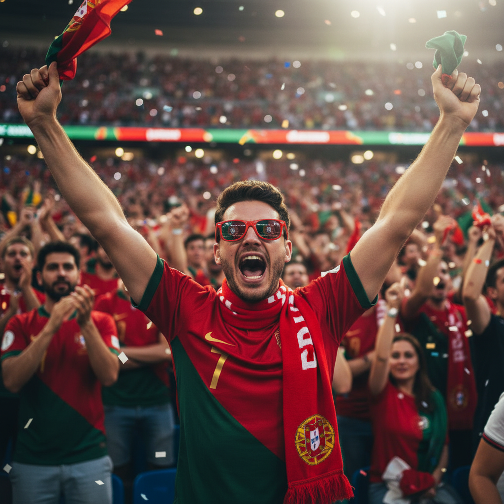 Portugal Fan Glasses