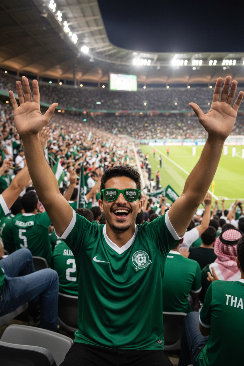 KSA (Saudi Arabia) Fan Glasses