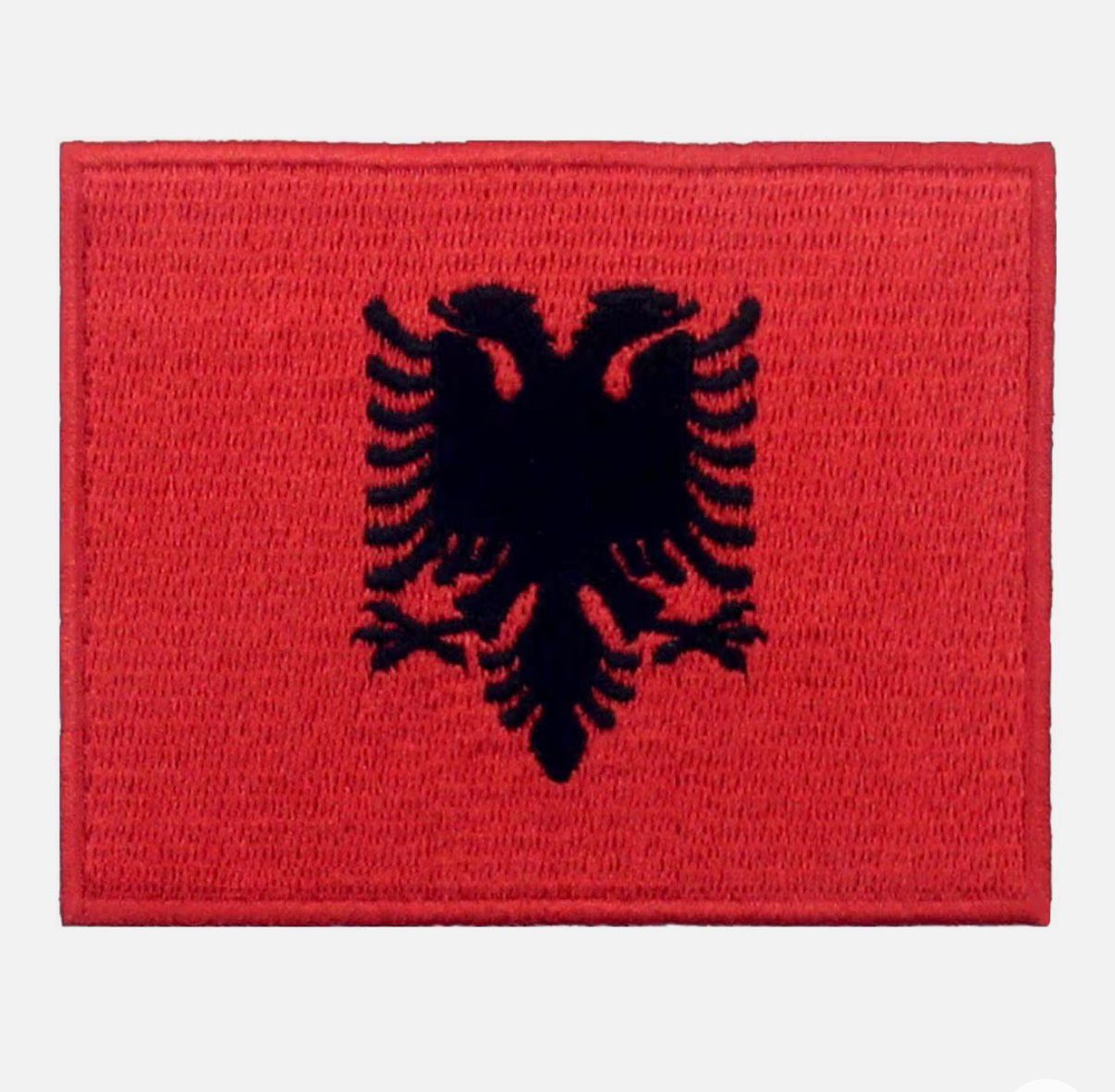 Flag Embroidered Patch / Badge with Hook and Loop Velcro Backing - 8 X 5 cm / 3.15 X 1.97 inch - For Bags Backpacks Clothing …