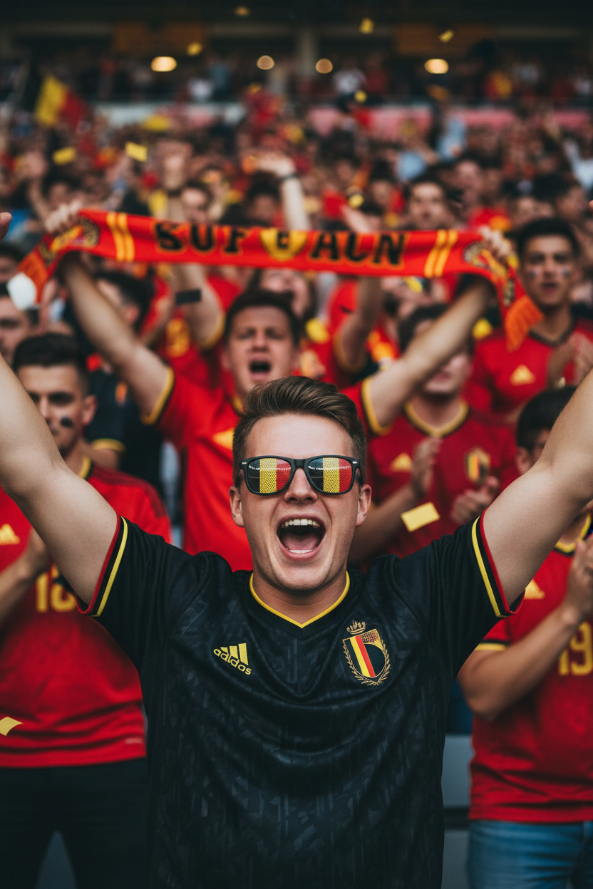 Belgium Fan Glasses