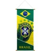 Brazil 150x43cm Premium Satin Polyester Hanging Flag Banner
