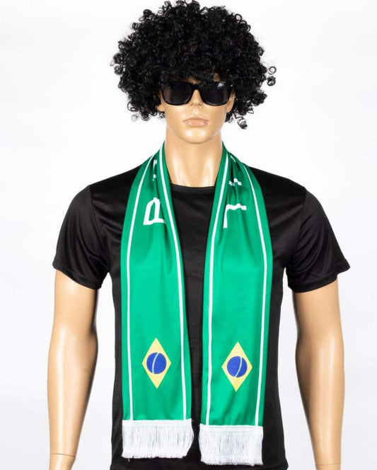 Brazil Scarf Double sided Satin 145 X 15 cm