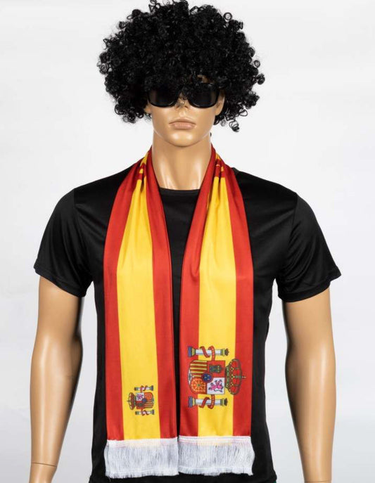 Spain Scarf Satin Double Sided 145 X 15 cm
