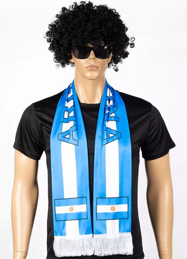Argentina Scarf Satin Double Sided 145 X 15 cm