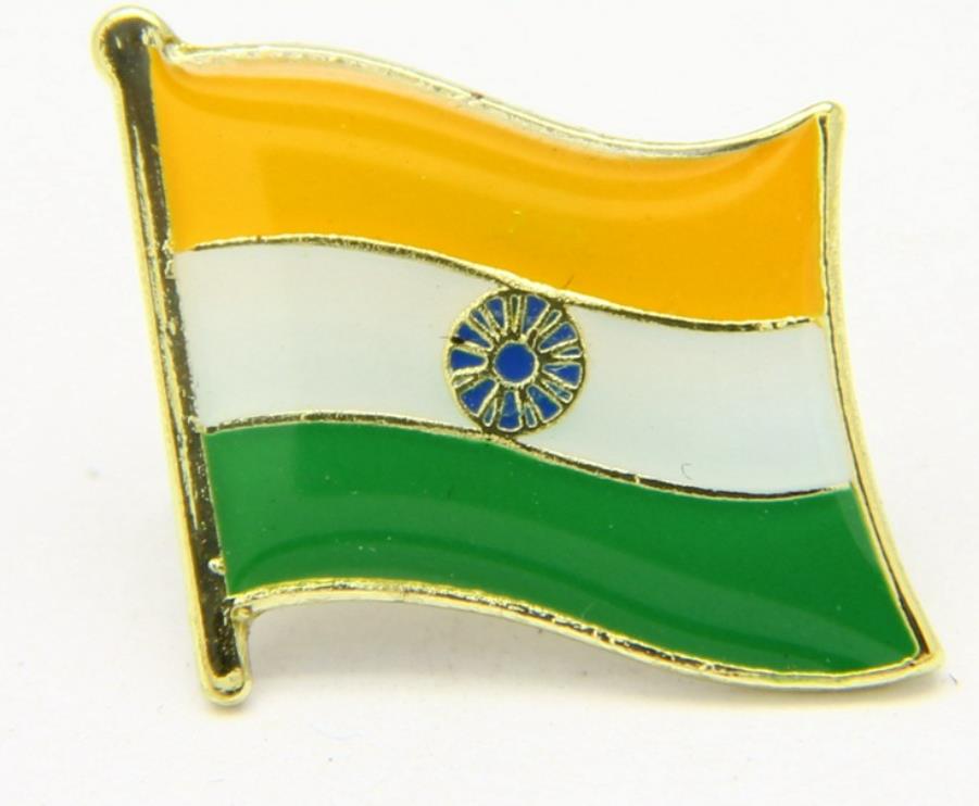 India Pins 2.5 cm / 1 in by 2.5 cm / 1 in