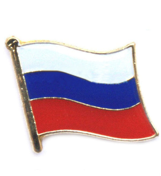 Russia Pins 2.5 cm / 1 in by 2.5 cm / 1 in